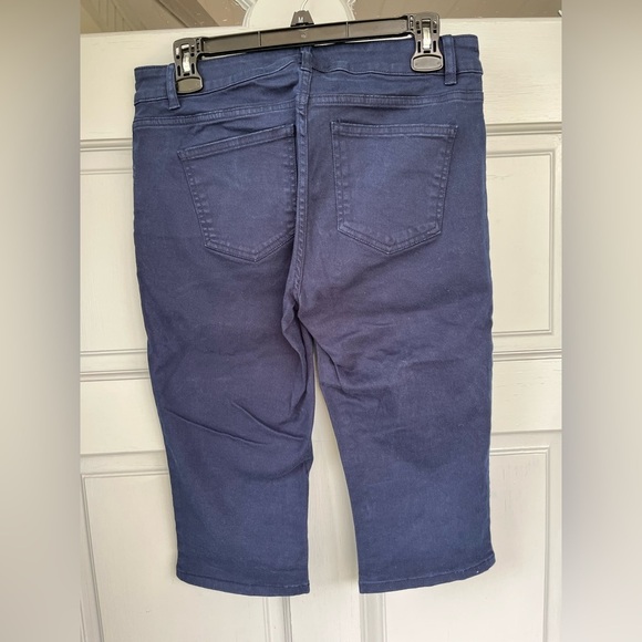 CHAPS Blue Ankle Cropped Capris Classic Style, Women’s Sz 6 - Picture 4 of 12